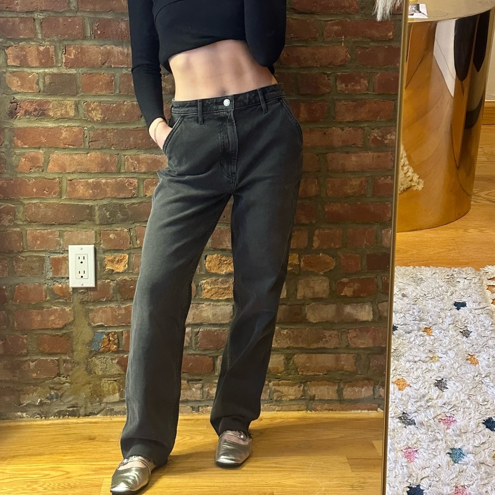 Hollister Black High Rise Loose Jeans